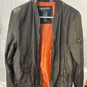 Military Green Bomber Jacket